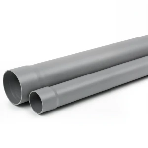 UPVC Pipe SDR 26 PN 10 Bar Size 225 mm Thickness 8.6 mm Gray Color