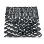 Hot Rolled Expanded Metal Mesh Thickness 2.3 mm Size 1.22×1 meter Black Steel