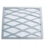 Galvanised Steel Expanded Metal Mesh Bahri Thickness 1.4 mm Width 1.22 m Length 2 m