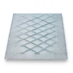 Galvanised Steel Expanded Metal Mesh Bahri Thickness 1.5 mm Width 1.22 m Length 2 m