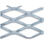 Galvanised Steel Expanded Metal Mesh Bahri Thickness 1.7 mm Width 1.22 m Length 2 m