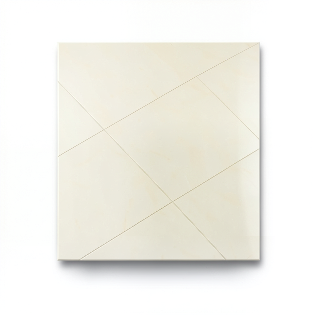 أرضيات بورسلان 60×60×0.9 سم، لون عاجي، موديل أونيكس