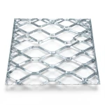 Galvanised Steel Expanded Metal Mesh Bahri Thickness 1.4 mm Width 1.22 m Length 2 m