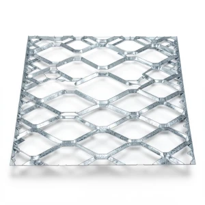 Galvanised Steel Expanded Metal Mesh Bahri Thickness 1.4 mm Width 1.22 m Length 2 m