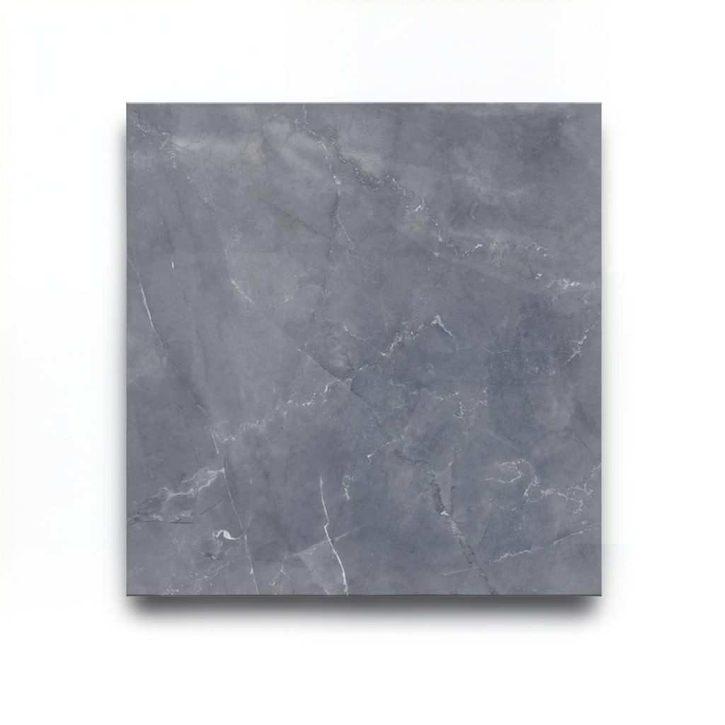 أرضيات بورسلن 60×60×0.9 سم، رمادي، موديل بيري