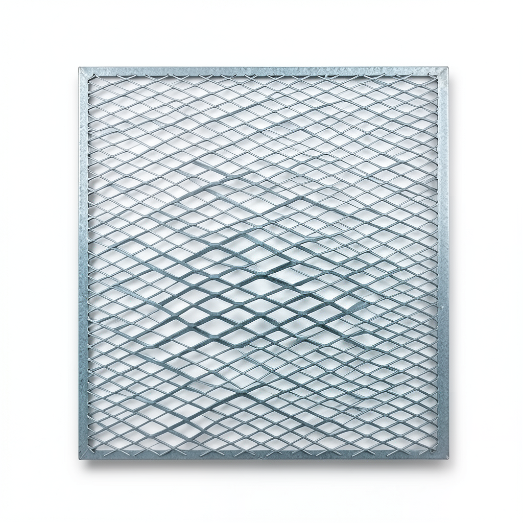 Galvanised Steel Expanded Metal Mesh Bahri 2 mm Thickness 1.22x2 m