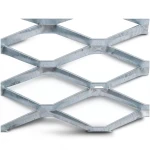 Galvanised Steel Expanded Metal Mesh Bahri Thickness 1.5 mm Width 1.22 m Length 2 m