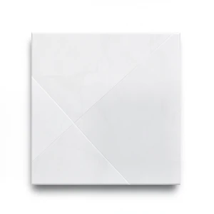 ارضيات بورسلين 60×60×0.9 سم، لون أبيض، موديل ستاتاريو