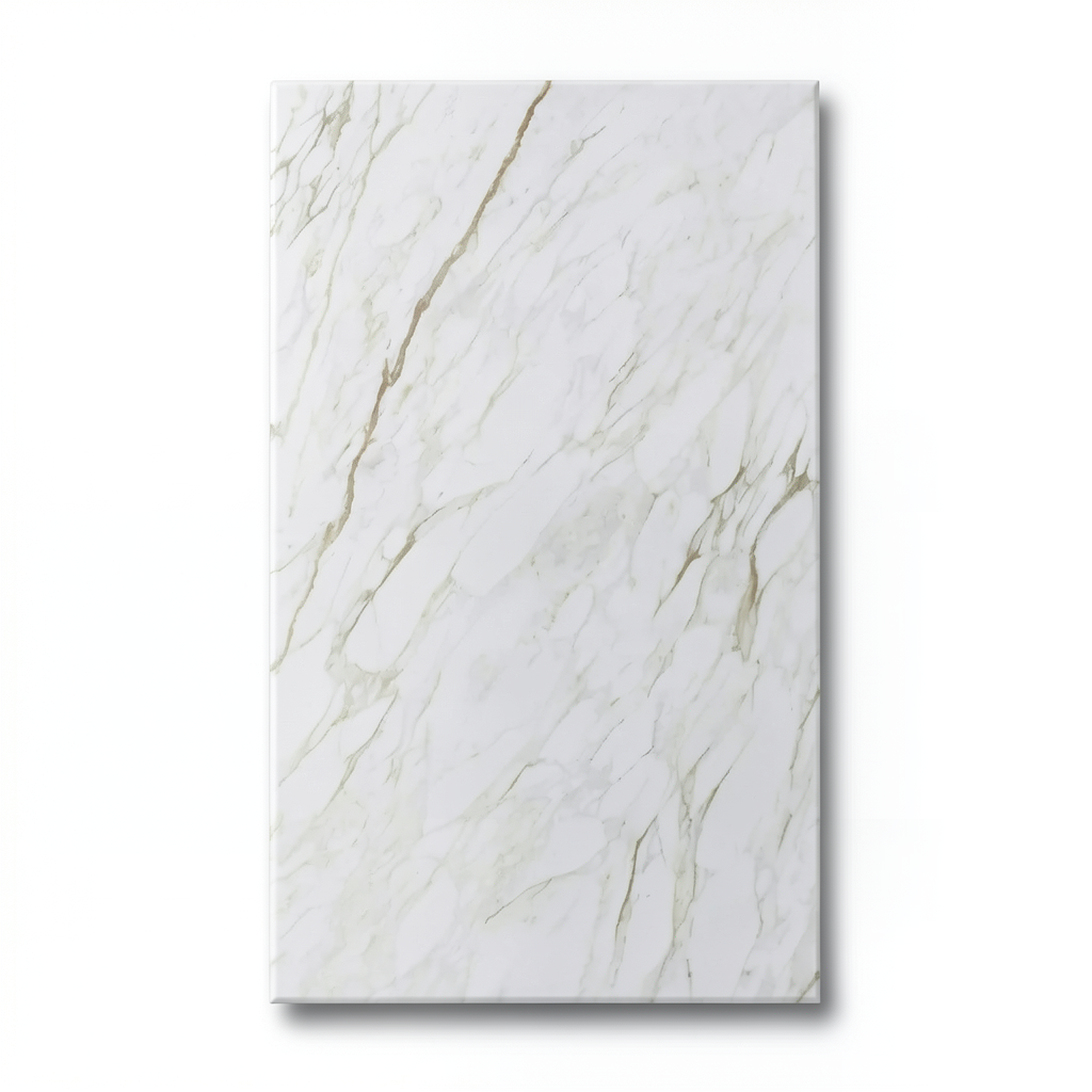 Polish Porcelain Tiles Size 160x80 cm, White Color, CarraraNeo Model