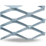 Galvanised Steel Expanded Metal Mesh Bahri Thickness 1.7 mm Width 1.22 m Length 2 m