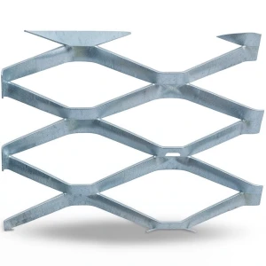 Galvanised Steel Expanded Metal Mesh Bahri Thickness 1.7 mm Width 1.22 m Length 2 m