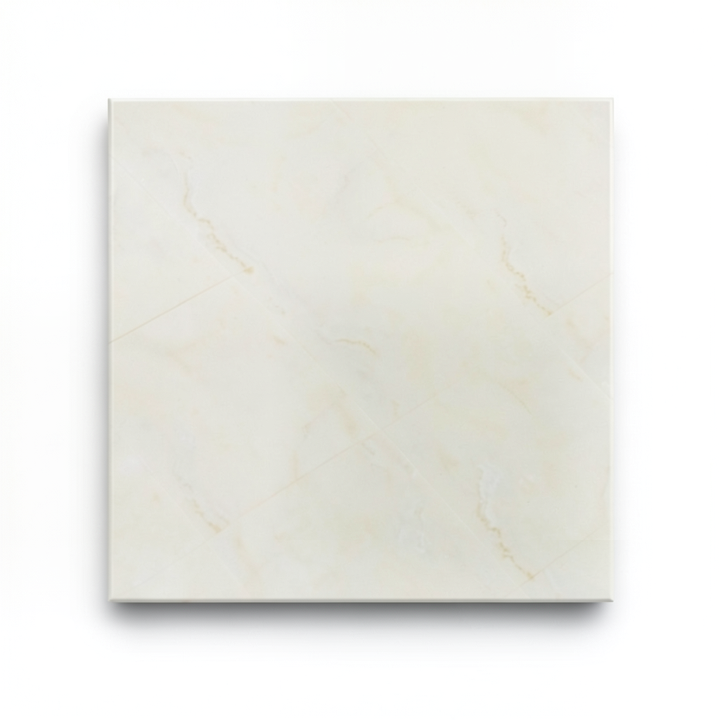 Porcelain Floors 60x60×0.9 cm, Ivory Color, Onyx Model