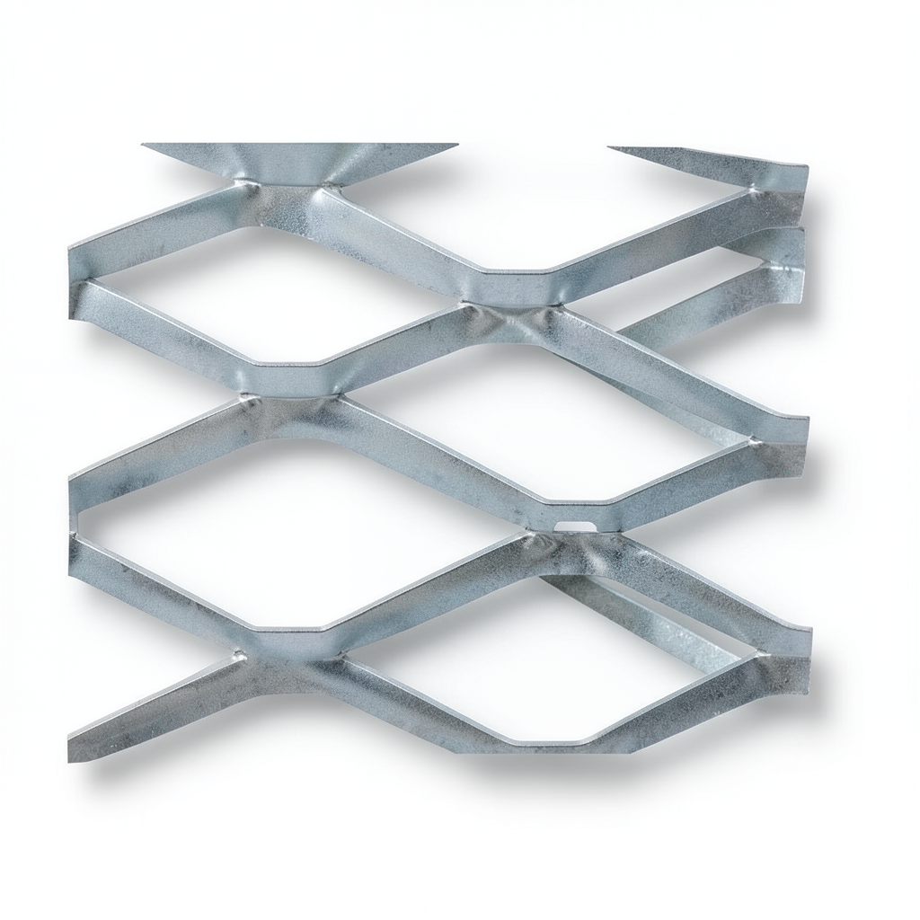 Bait Al Tatawor Galvanised Expanded Metal Mesh Bahri 1.8mm Thickness 1.22m Width 2m Length