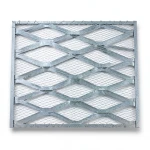 Galvanised Steel Expanded Metal Mesh Bahri 1.7 mm Thickness 3 m Length 1.22 m Width