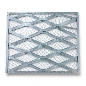 Galvanised Steel Expanded Metal Mesh Bahri 1.7 mm Thickness 3 m Length 1.22 m Width