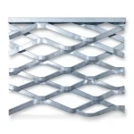 Galvanised Steel Expanded Metal Mesh Bahri Thickness 1.8 mm Width 1.22 m Length 3 m