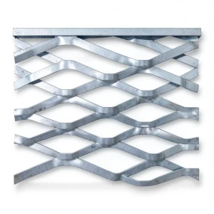 Galvanised Steel Expanded Metal Mesh Bahri Thickness 1.8 mm Width 1.22 m Length 3 m
