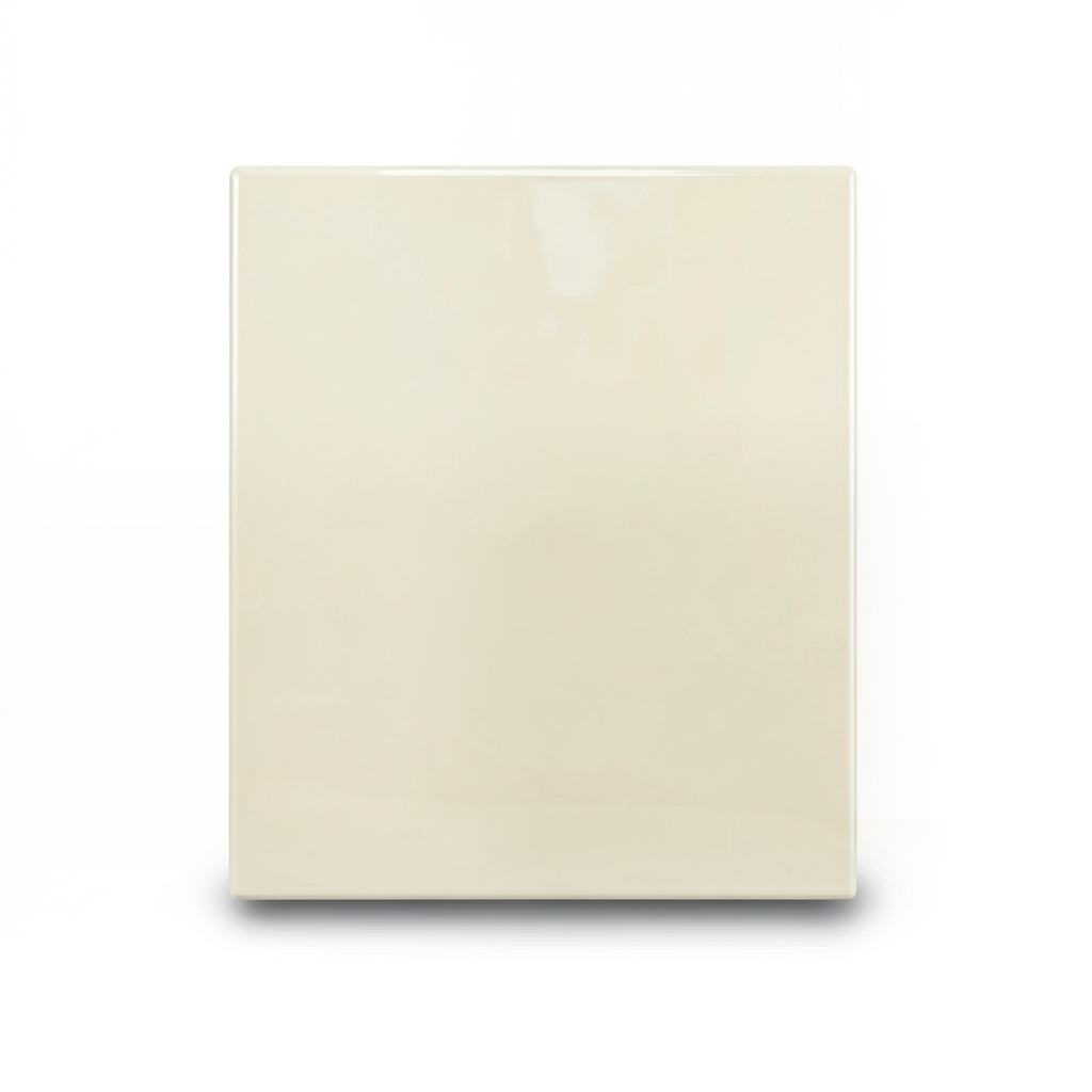 Glossy Porcelain Tiles 75x75 cm, Cream Color, Flash Model