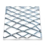 Galvanised Steel Expanded Metal Mesh Bahri Thickness 1.5 mm Width 1.22 m Length 3 m