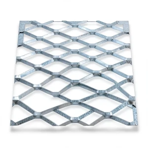 Galvanised Steel Expanded Metal Mesh Bahri Thickness 1.5 mm Width 1.22 m Length 3 m