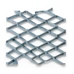 Galvanised Steel Expanded Metal Mesh Bahri 1.7 mm Thickness 3 m Length 1.22 m Width