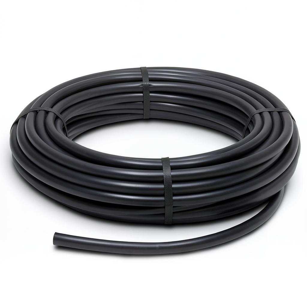 لفة أنابيب HDPE ضغط 6 بار PE 80 قطر خارجي 40 مم SDR 22 لون أسود