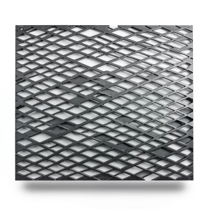 سلك شبك ممدد (بقلاوه) حديد اسود مموج سماكة 2.3 مم مقاس 1.22×3 متر