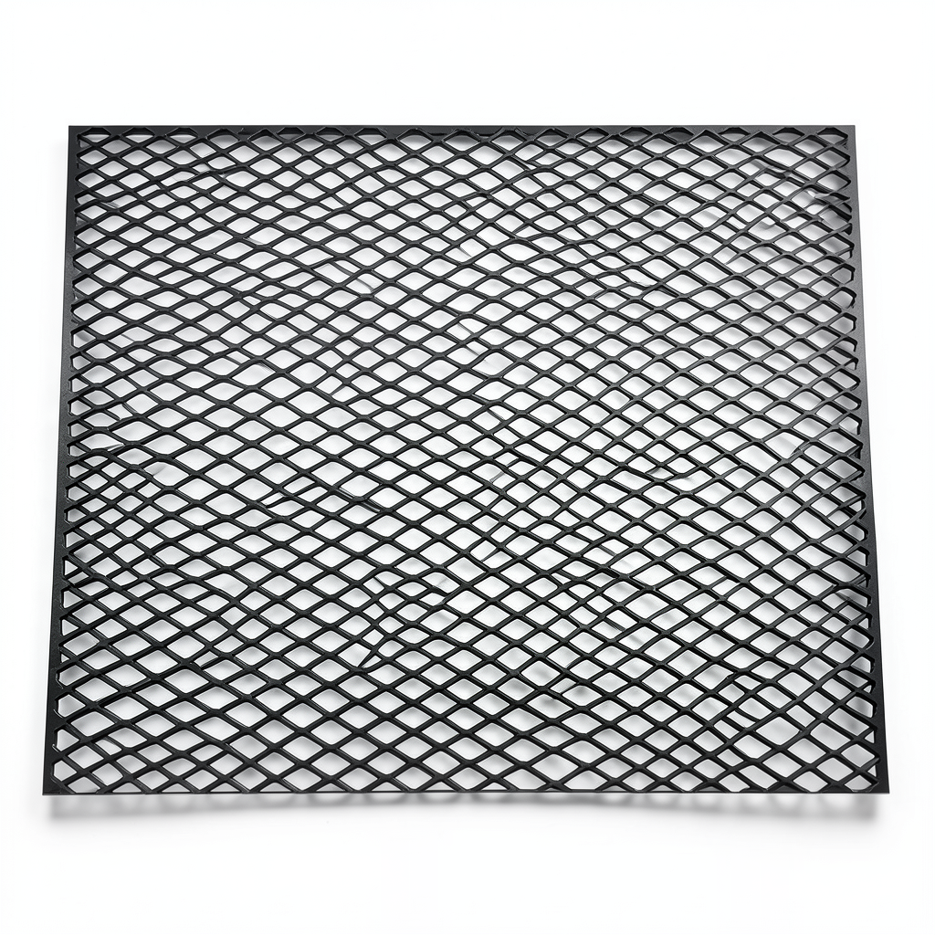 Hot Rolled Expanded Metal Mesh Momawaj Thickness 2.7 mm Size 1.22×1 m Black Steel