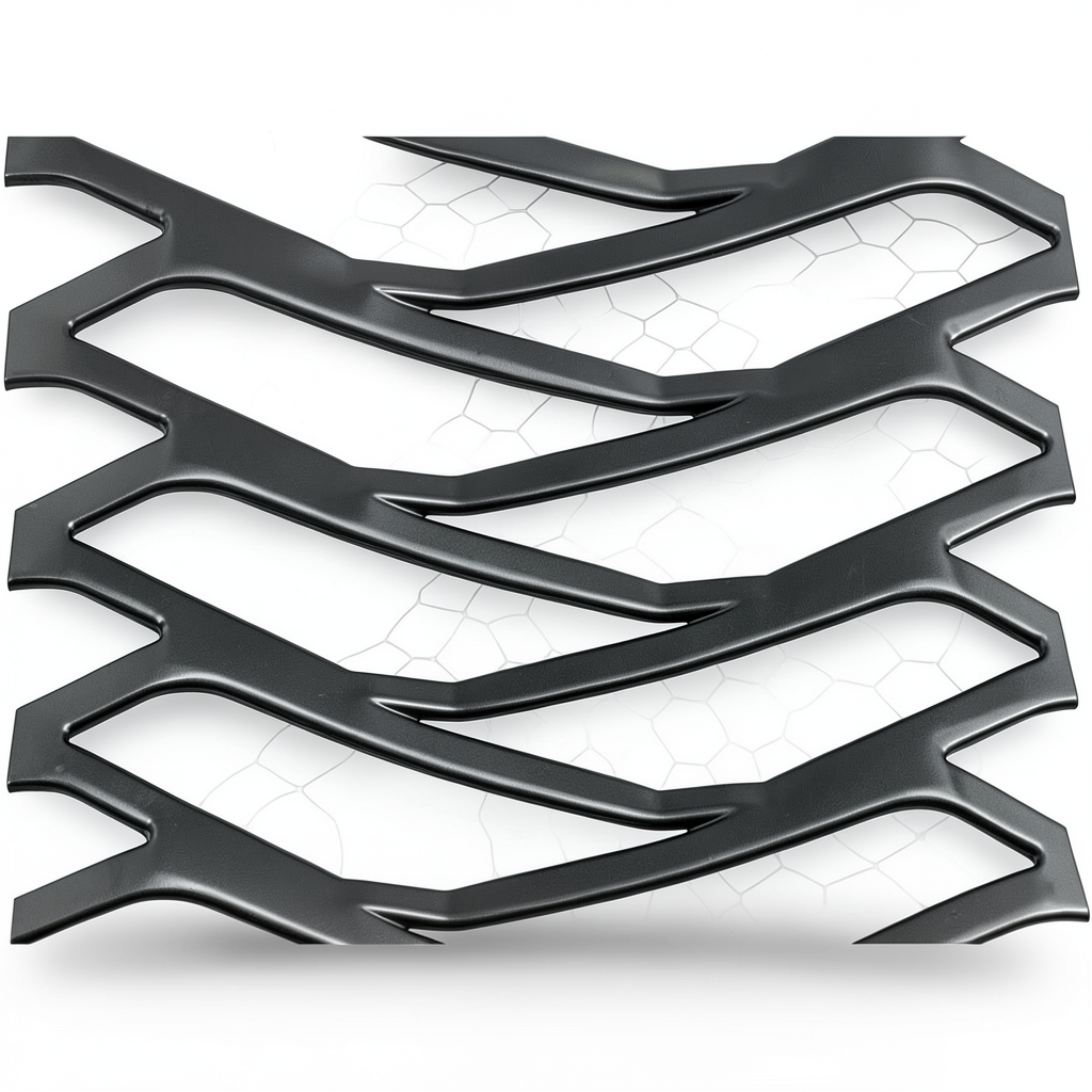 Hot Rolled Expanded Metal Mesh Momawaj Thickness 2.7 mm Size 1.22×5 meter