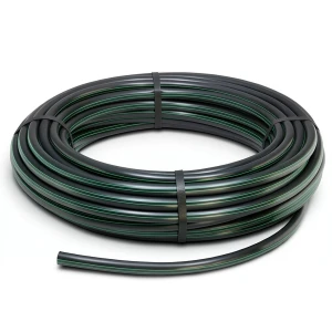 HDPE Polyethylene Plastic Coil Pipe 6 Bar Pressure PE 80 75 mm SDR 22 Black