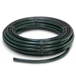 لفة أنابيب HDPE ضغط 6 بار PE 80 قطر خارجي 90 مم SDR 22 لون أسود