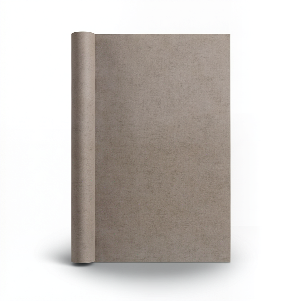Wall Decoration Plain Design 10m x 0.53m Brown, Model 17403