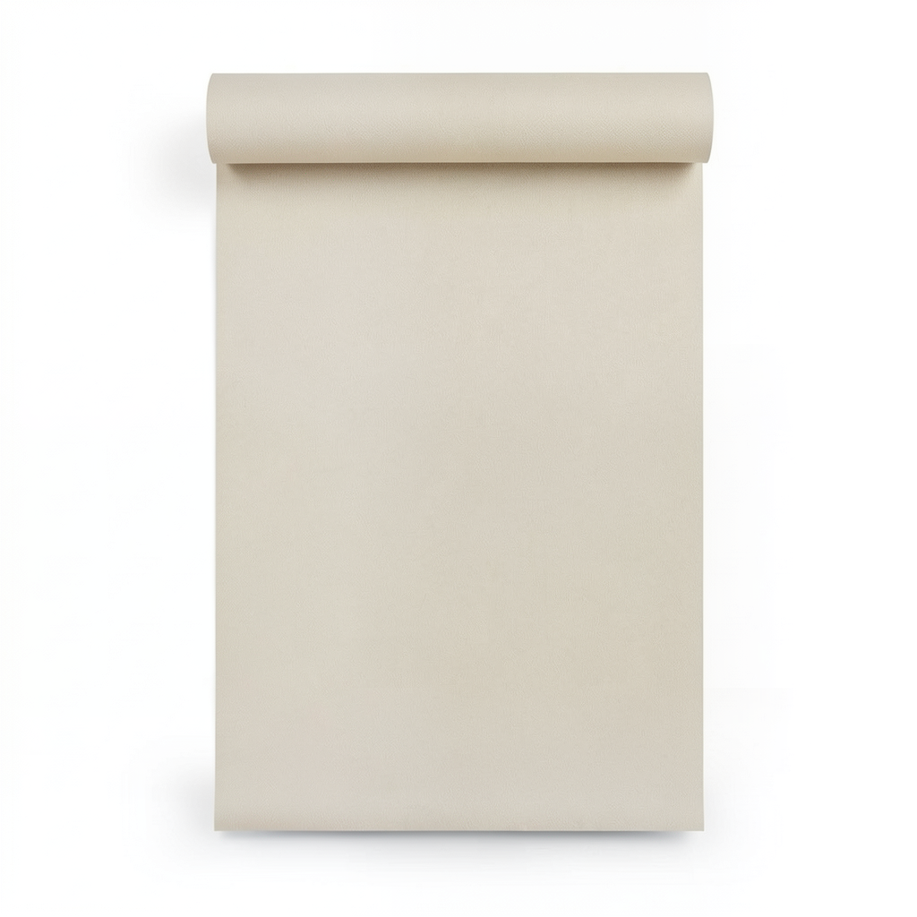 Plain Wall Covering Beige Color 0.53m x 10m, Model 17441