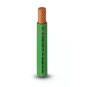 كابل نحاس THHN/THWN معزول PVC 105°C مقاس 2.08 مم² 600 فولت طول 500 قدم أخضر | شركة الفنار