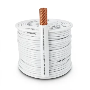 THHN/THWN Copper Cable PVC 105°C Insulation Size 3.31 mm² Diameter 3.1 mm 600 Volt Length 250 Ft White | Al Fanar