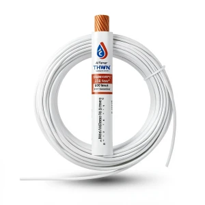 THHN/THWN Copper Cable PVC 105°C Insulation 2.08 mm² 600 Volt 300 Feet White | Al Fanar