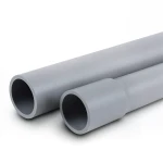 UPVC Pipes Sewage System Nominal Pressure 10 Bar Outside Diameter 63 mm Thickness 3 mm Gray