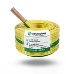 سلك كهرباء مجدول 1.5 مم²، 450/750 فولت، معزول PVC 70°C، لون أصفر/أخضر | شركة كابلات الشرقية للصناعة