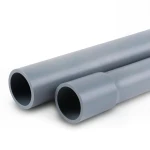 UPVC Pipes Nominal Pressure 6 Bar Outside Diameter 125 mm Thickness 3.70 mm Gray