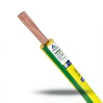 سلك كهرباء مجدول 1.5 مم²، 450/750 فولت، معزول PVC 70°C، لون أصفر/أخضر | شركة كابلات الشرقية للصناعة