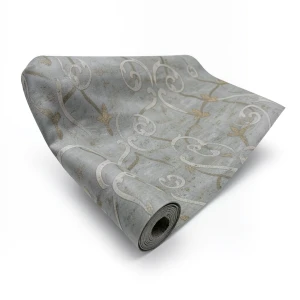 Classic Wallpaper Length 10m, Width 0.73m, Gray Color, Model 81003