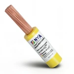 سلك كهرباء 16 مم2 NYA 450/750 فولت، نحاس مجدول، معزول PVC 90°C، اصفر | شركة كابلات الشرقية للصناعة