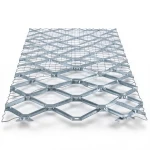 Galvanised Steel Expanded Metal Mesh Bahri 1.4 mm Thickness 1.22 m Width 4 m Length