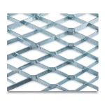 Galvanised Steel Expanded Metal Mesh Bahri 1.7 mm Thickness 1.22 m Width 4 m Length