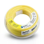 لفة سلك كهرباء 35 مم NYA 450/750 فولت، نحاس مجدول، معزول PVC 90°C، اصفر | شركة كابلات الشرقية للصناعة