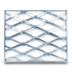 Galvanised Steel Expanded Metal Mesh Bahri 1.2 mm Thickness 1.22 m Width 4 m Length