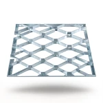 Galvanised Steel Expanded Metal Mesh Bahri Thickness 2 mm Width 1.22 m Length 4 m