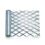 Galvanised Steel Expanded Metal Mesh Bahri 1.4 mm Thickness 1.22 m Width 4 m Length