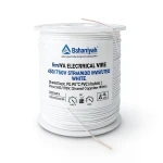 لفة سلك كهرباء 6 مم NYA 450/750 فولت، نحاس مجدول، معزول PVC 90°C، أبيض | شركة كابلات الشرقية للصناعة