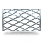 Galvanised Steel Expanded Metal Mesh Bahri 1.4 mm Thickness 5 m Length 1.22 m Width